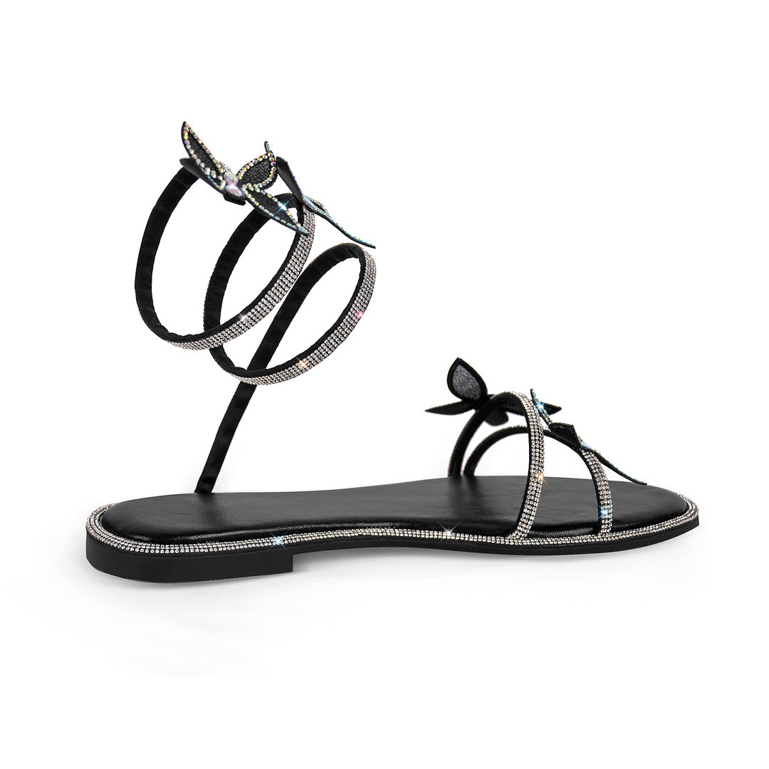 Jay'Onna Spiral Butterfly Glam Sandals