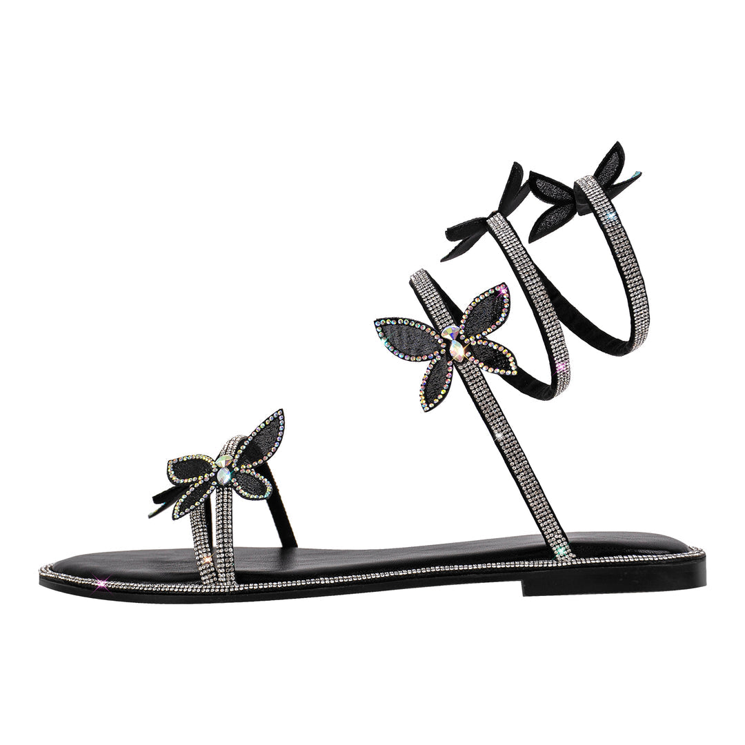 Jay'Onna Spiral Butterfly Glam Sandals