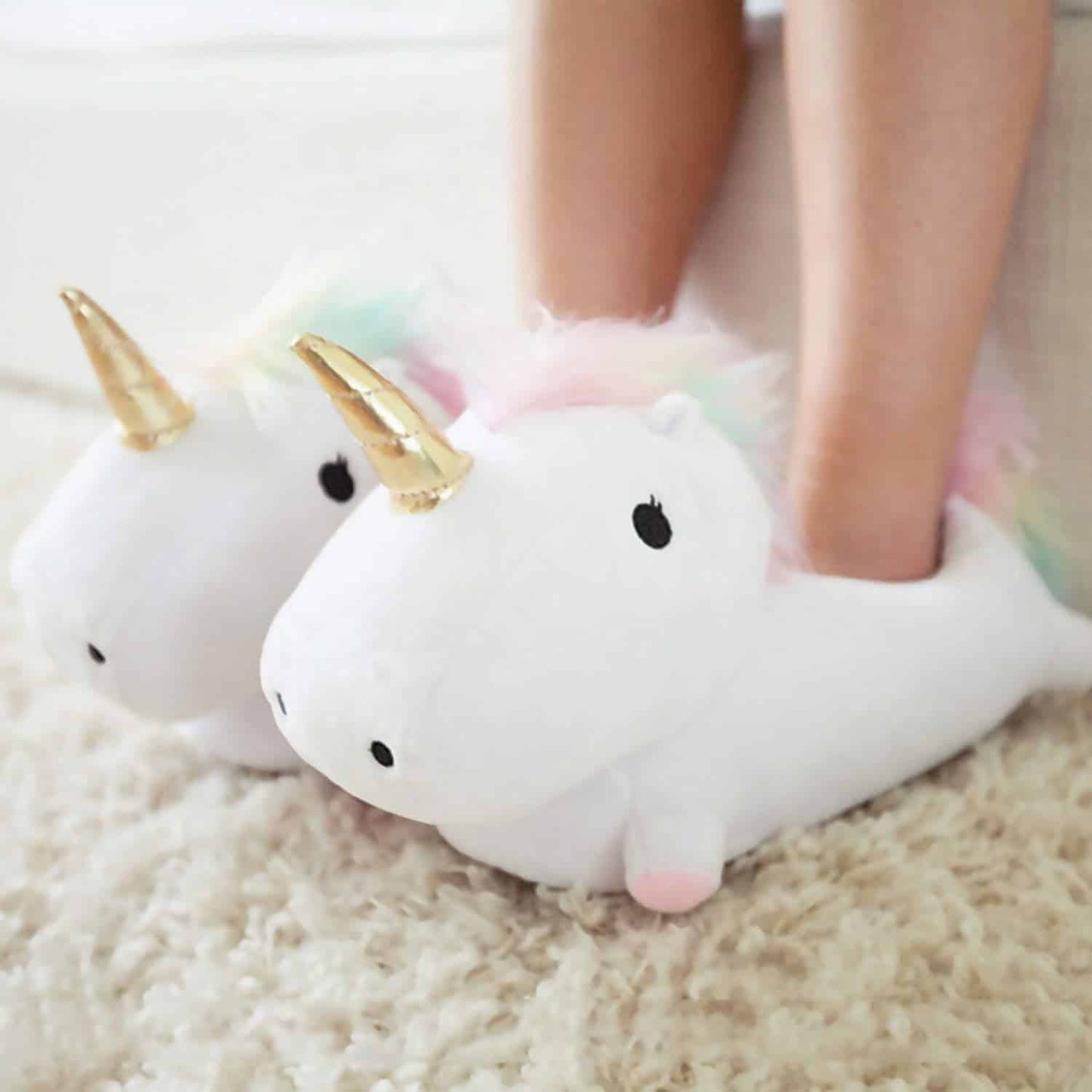 CSS Mommy & Me Unicorn Slippers