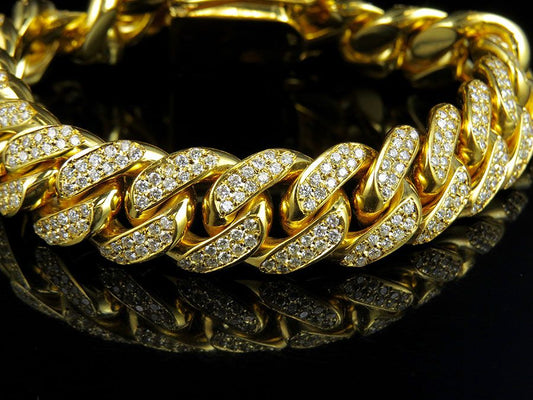 Cuban Link Bracelets- 18k Gold Plated