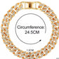 Cuban Link Anklet - 18k Gold Plated